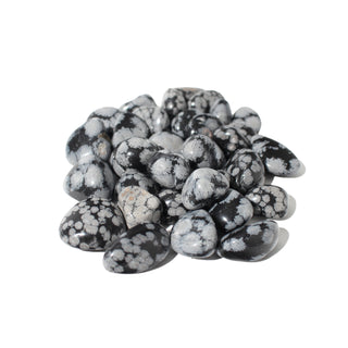 Obsidian Snowflake Tumbled Stones Medium from Stonebridge Imports