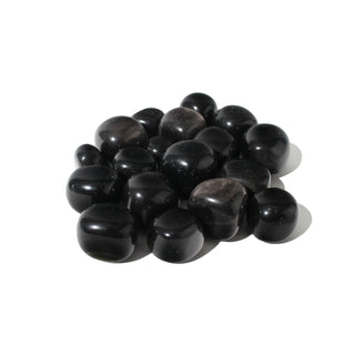 Obsidian Silver Sheen Tumbled Stones Large from Stonebridge Imports