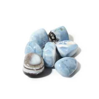Blue Opal Tumbled Stones - India Large from Stonebridge Imports