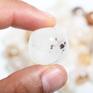 Quartz with Dendrite Tumbled Stones from Stonebridge Imports