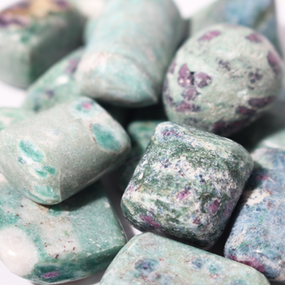 Ruby in Fuchsite Tumbled Stones from Stonebridge Imports