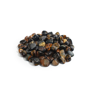 Blue and Gold Tiger Eye Tumbled Stones Small from Stonebridge Imports