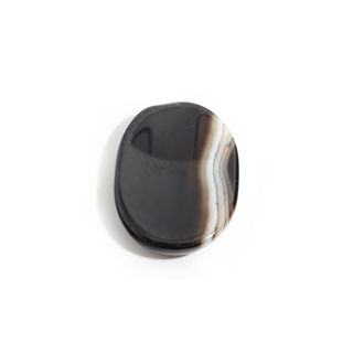 Black Onyx Worry Stone - 5 Pack