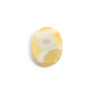 Yellow Onyx Worry Stone - 5 Pack