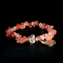 Cherry Quartz Chip Bracelet (Enhanced) from Stonebridge Imports
