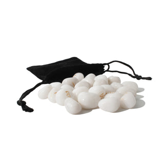 White Agate Runes Set (Enhanced) from Stonebridge Imports