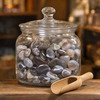 Botswana Agate A Tumbled Stones from Stonebridge Imports