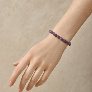 Amethyst Edge Polished Chip Bracelet from Stonebridge Imports