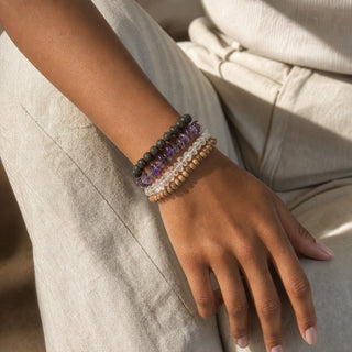 Amethyst Edge Polished Chip Bracelet from Stonebridge Imports