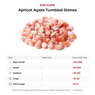 Apricot Agate Tumbled Stones from Stonebridge Imports
