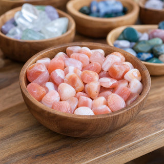 Apricot Agate Tumbled Stones from Stonebridge Imports