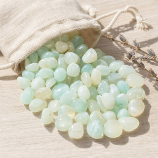 Aqua Onyx Tumbled Stones (Enhanced) from Stonebridge Imports