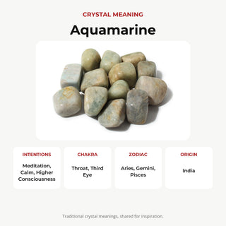 Aquamarine Tumbled Stones - India from Stonebridge Imports