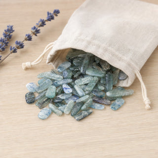 Blue Kyanite Blade Tumbled from Stonebridge Imports