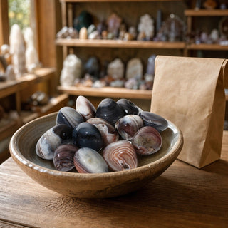 Botswana Agate E Tumbled Stones from Stonebridge Imports
