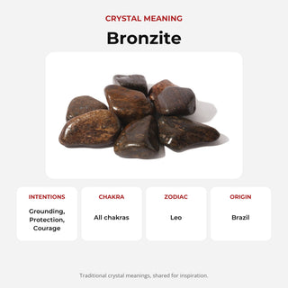 Bronzite Tumbled Stone from Stonebridge Imports