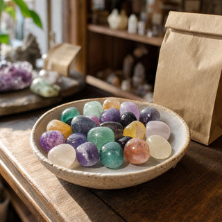 Candy Fluorite Tumbled Stones from Stonebridge Imports