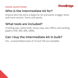 Intermediate Carving Kit - questions and answers