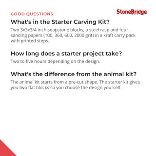 Starter Carving Kit - questions and answers
