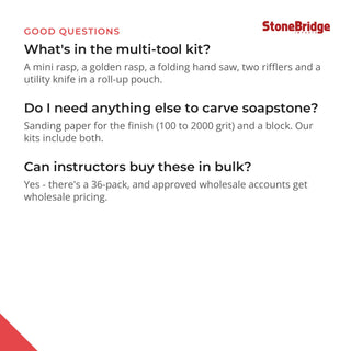 Multi-Tool Carving Kit - questions and answers