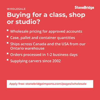 Starter Carving Kit - wholesale soapstone for shops, schools and studios