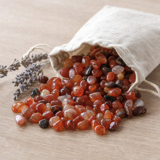 Carnelian Red Agate Tumbled Stones - Mini from Stonebridge Imports