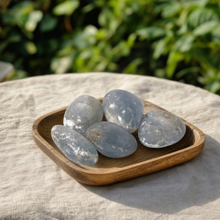 Celestite B Tumbled Stones from Stonebridge Imports