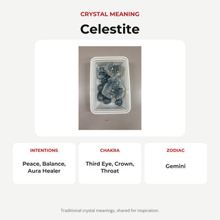 Celestite Tumbled/Clusters - Hamilton Collection 016 from Stonebridge Imports