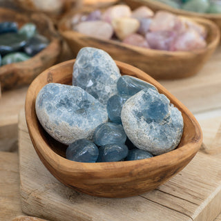 Celestite Tumbled/Clusters - Hamilton Collection 016 from Stonebridge Imports