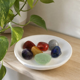 Chakra Tumbled - In Velvet Bag from Stonebridge Imports