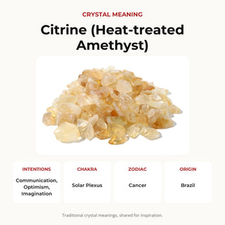 Citrine A Tumbled stones - Free Form - 1/2 lb (Enhanced) from Stonebridge Imports
