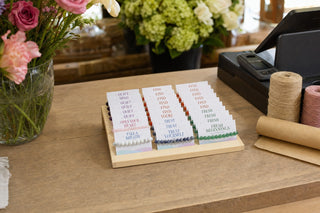 Intention Bracelet Display Kit - 30 Bracelets + Counter Stand from Stonebridge Imports