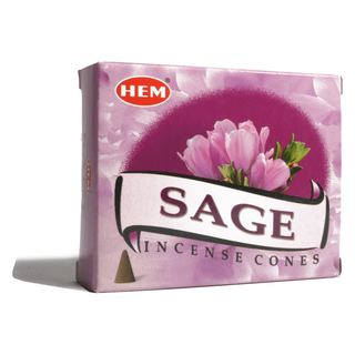 Sage Hem Incense Cones - 10 Pack from Stonebridge Imports