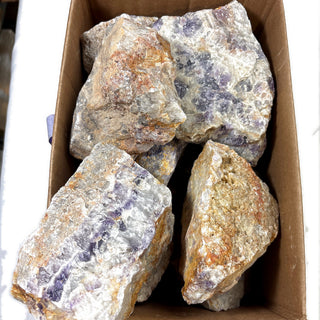 Amethyst Chevron Chunks - 18kg Box from Stonebridge Imports