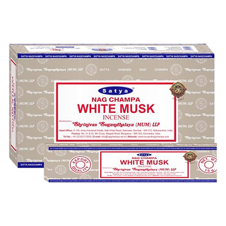 White Musk Satya Incense Sticks - 15g from Stonebridge Imports