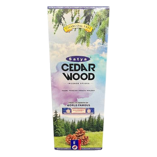 Cedar Wood Satya Incense Sticks - 20 Sticks from Stonebridge Imports