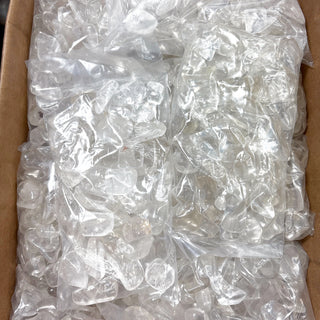 Clear Quartz B Tumbled Stones - Semi-Polished (Assorted) from Stonebridge Imports