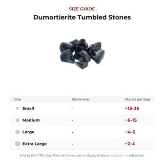 Dumortierite Tumbled Stones from Stonebridge Imports