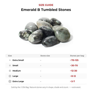 Emerald B Tumbled Stones from Stonebridge Imports