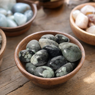 Emerald B Tumbled Stones from Stonebridge Imports