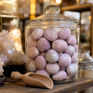 Kunzite Tumbled Stones from Stonebridge Imports