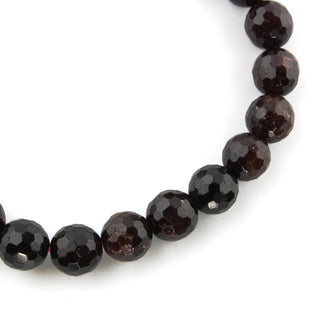 Garnet B Faceted Round Bracelet - 8mm from Stonebridge Imports