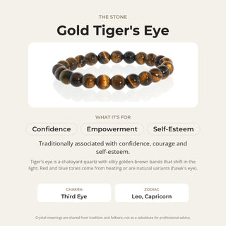 Gold Tiger's Eye Bead Bracelet from Stonebridge Imports