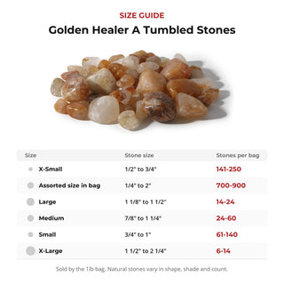 Golden Healer A Tumbled Stones from Stonebridge Imports