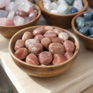 Golden Sunstone Tumbled Stones from Stonebridge Imports