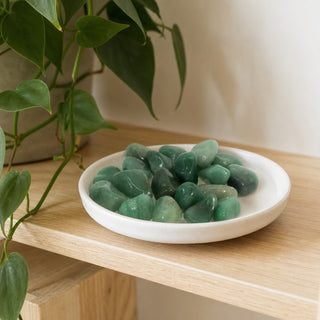 Green Aventurine Tumbled Stones - Brazil from Stonebridge Imports