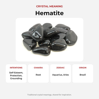 Hematite Tumbled Stones from Stonebridge Imports
