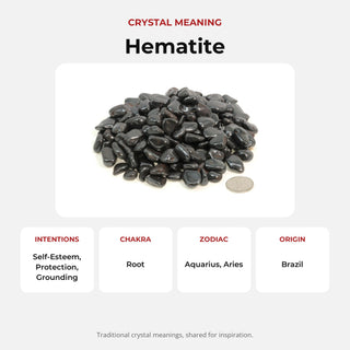 Hematite Tumbled Stones - Tiny from Stonebridge Imports