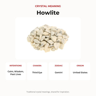 Howlite Magnesite Tumbled Stones from Stonebridge Imports