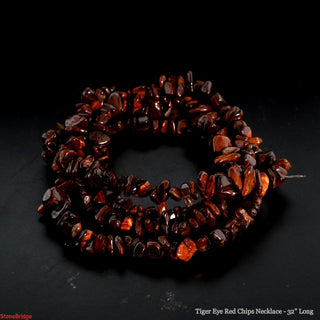 Red Tiger's Eye Bead Strand from Stonebridge Imports